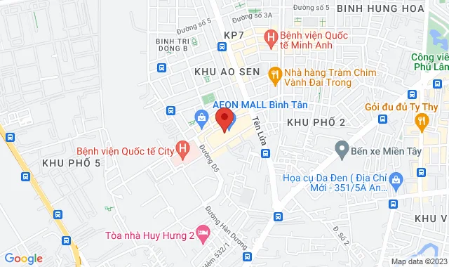 Aeon Mall Bình Tân, Lầu 3, Đường 17A, P. Bình Trị Đông B, Q. Bình Tân
