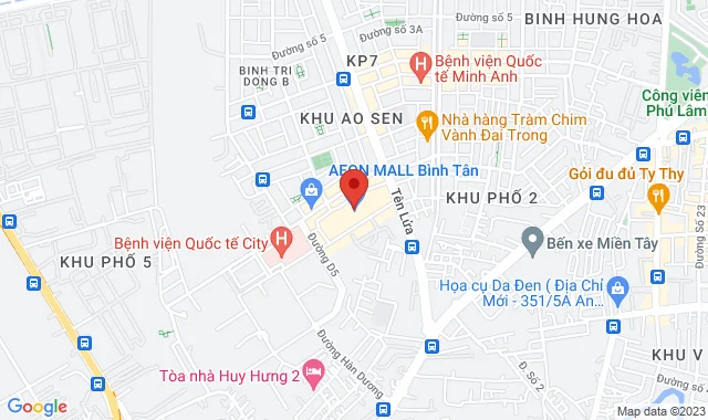 Aeon Mall Bình Tân, Tầng Trệt, G16C, 1 Đường Số 17A, P. Bình Trị Đông B,  Q. Bình Tân