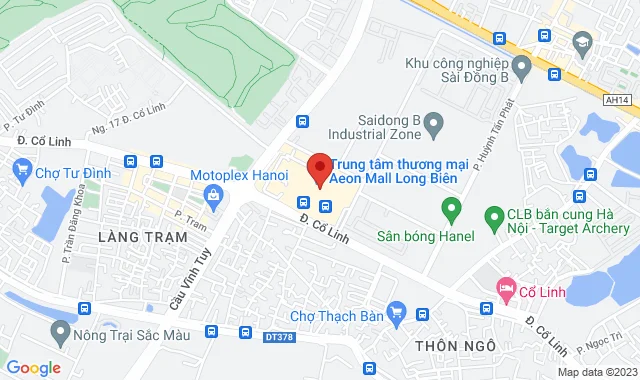 AEON Mall Long Biên, Tầng 3, Số 27 Cổ Linh, P. Long Biên, Q. Long Biên 