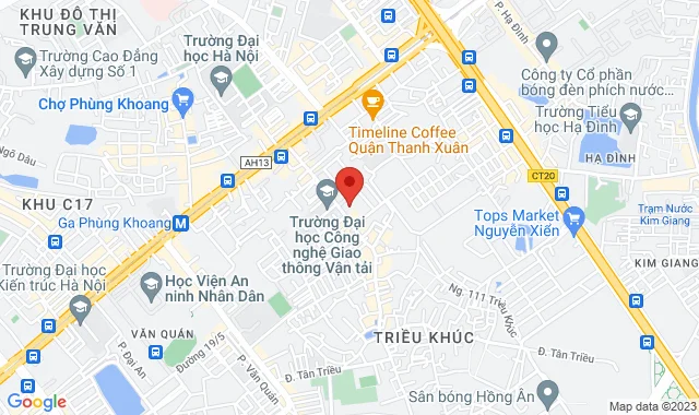 B11 Khu Đô Thị Pandora, Số 53 Phố Triều Khúc,P. Thanh Xuân Nam, Q. Thanh Xuân