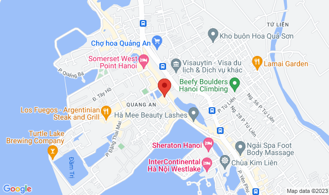 B8, Tầng 1, Tòa nhà Syrena, 51 Xuân Diệu, Q. Tây Hồ