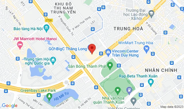 Big C Thăng Long, Số 222 Trần Duy Hưng, P. Trung Hòa, Q. Cầu Giấy