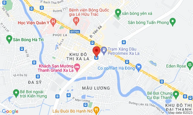 BT 11-VT 12 (đối diện chung cư CT2B), KĐT Xa La, P. Phúc La, Q. Hà Đông