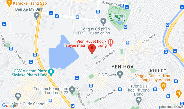 BT 16, Ngõ 1, Phạm Văn Bạch, P. Yên Hòa, Q. Cầu Giấy