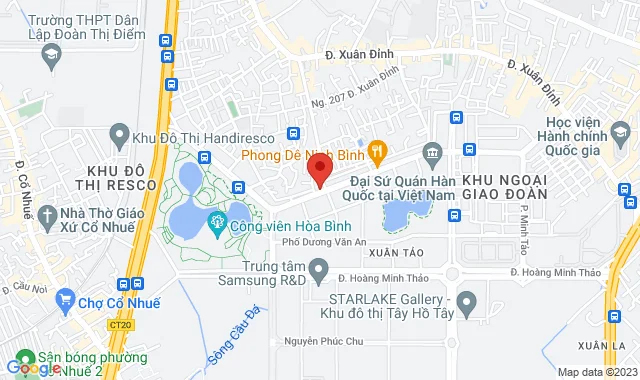 BT1.6 Khu Ngoại Giao Đoàn, đường Nguyễn Xuân Khoát, P. Xuân Đỉnh, Q. Bắc Từ Liêm