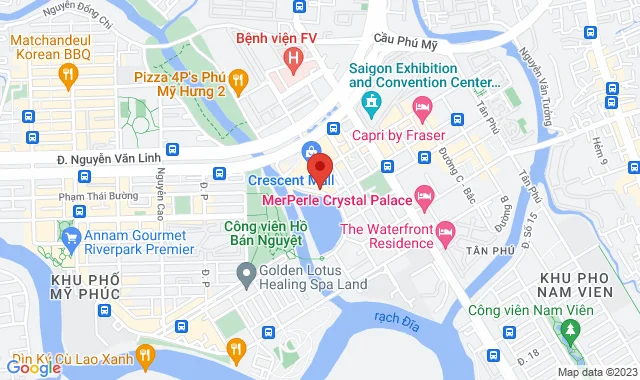Crescent Mall, Tầng 3, 3F-01, Số 101 Tôn Dật Tiên, Phú Mỹ Hưng, P. Tân Phú, Q. 7
