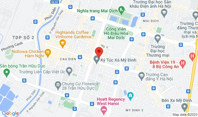 Đầu ngõ 4 Hàm Nghi (đối diện HD Mon), Phường Mỹ Đình 2, Quận Nam Từ Liêm