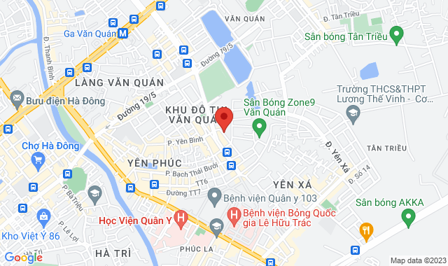Đối diện 14BT5, Khu đô thị Văn Quán, Nguyễn Khuyến, Q. Hà Đông