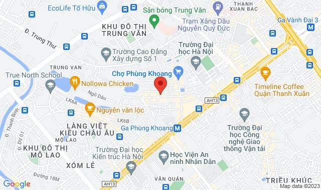 Đối diện số nhà 57, Ngõ 67 Phùng Khoang, P. Trung Văn, Q. Nam Từ Liêm 