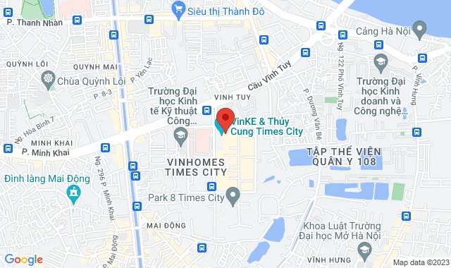 Gian hàng 46B, Đường Tương Lai, TTTM Times City, 458 Minh Khai, P. Vĩnh Tuy, Q. Hai Bà Trưng