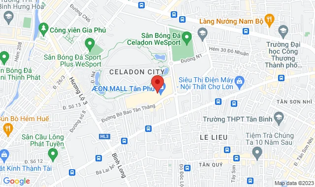 Gian hàng F43B, Tầng 1, Aeon Tân Phú, 30 Bờ Bao Tân Thắng, P. Sơn Kỳ, Q. Tân Phú