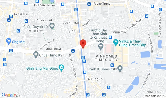 Gian hàng số 1, Đường số 9, Tầng B1 TTTM Times City, 458 Minh Khai, Q. Hai Bà Trưng