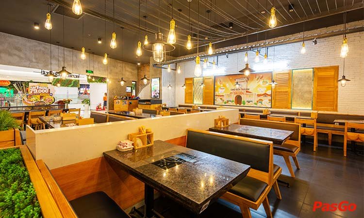 nhà hàng lẩu bò sài gòn vi vu lê văn việt 12