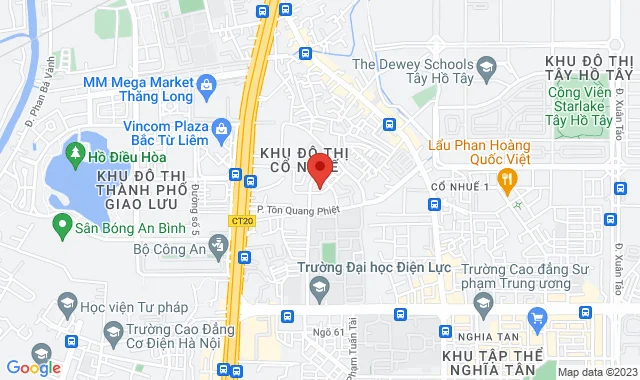 KĐT mới Nam Cường, Tòa nhà CT1, Tầng 1, P.Cổ Nhuế 1, Q.Bắc Từ Liêm (đi thằng từ ngõ 234 Hoàng Quốc Việt, đối diện Food Mart)