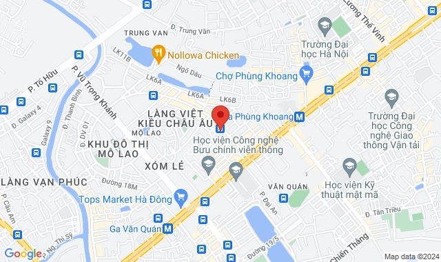 Khu nhà ở liền kề LK3C-10, Phố Nguyễn Văn Lộc, P.  Mộ Lao, Q. Hà Đông