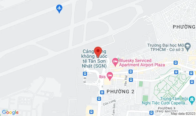  Khu vực thương mại, Nhà xe – Ga Quốc Nội, Tầng hầm, Sân bay Quốc tế Tân Sơn Nhất, Số 45 Trường Sơn, P. 2, Q.Tân Bình