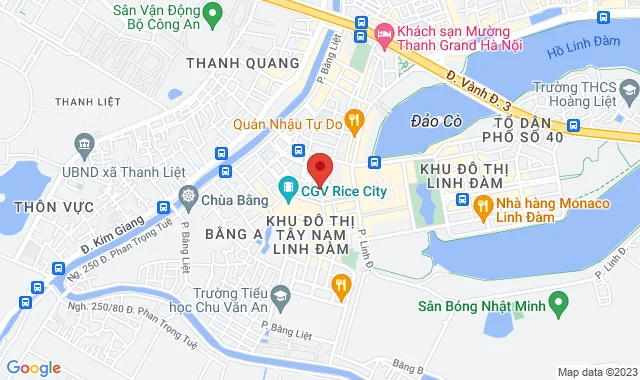 Kiot 18, Tòa nhà Rainbow, KĐT Tây Nam Linh Đàm, Q. Hoàng Mai