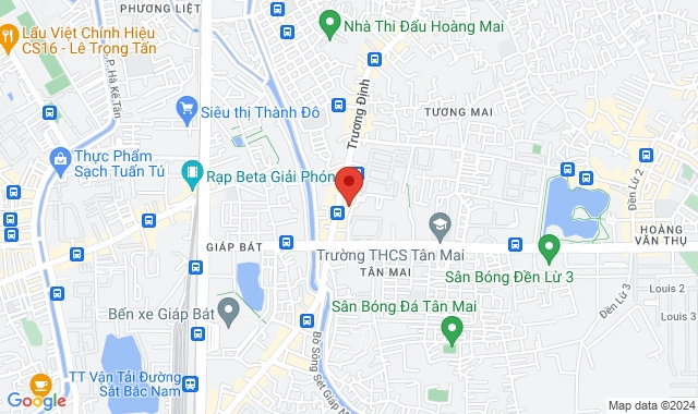 L109- 1113, Tầng 1 TTTM chợ Trương Định, Số 461 Trương Định,P. Tân Mai, Q. Hoàng Mai