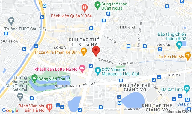 L3-K1A TTTM Vincom Liễu Giai, Số 29 Liễu Giai, P. Ngọc Khánh, Q. Ba Đình
