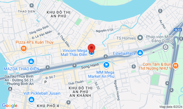 L5-07, TTTM Vincom Mega Mall Thảo Điền, 161 Võ Nguyễn Giáp, P. Thảo Điền, TP. Thủ Đức