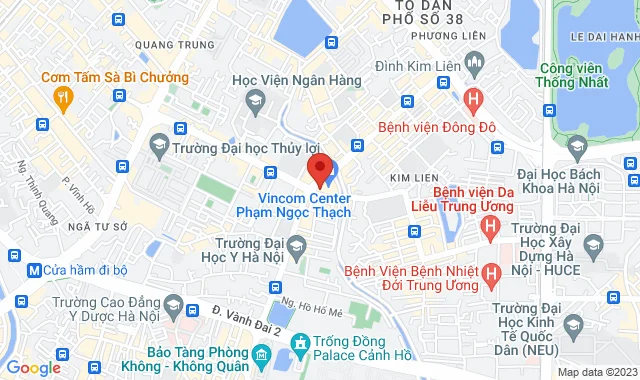 L5-07 tòa nhà Vincom Center Phạm Ngọc Thạch, Số 2 Phạm Ngọc Thạch, P. Trung Tự, Q. Đống Đa