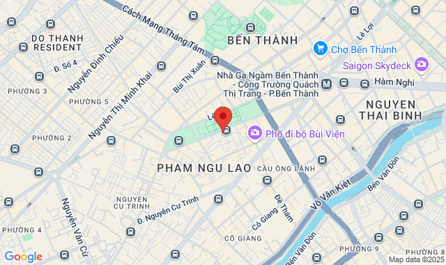 Lầu 1, Khách sạn Viễn Đông, số 275A Phạm Ngũ Lão, P. Bến Thành, Q.1