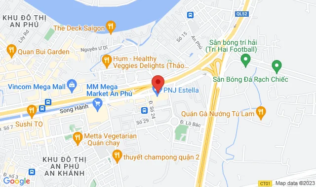 Lầu 2, TTTM Estella Place, 88 Song Hành, P. An Phú, Q. 2