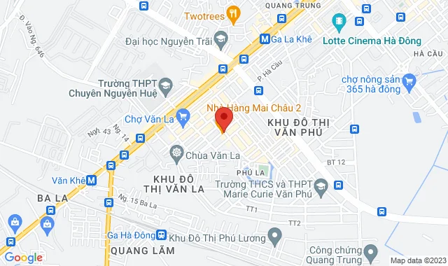 LK 09 – Ô Số 18 Khu Đô Thị Mới Văn Phú, P. Phúc La, Q. Hà Đông