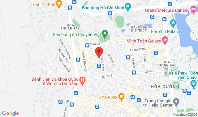 Lô 03, 04, 05 B2.2 đường 30/4, P. Hòa Cường Bắc, Q. Hải Châu  (ngã 3 đường 30/4 giao với đường Lê Thanh Nghị)