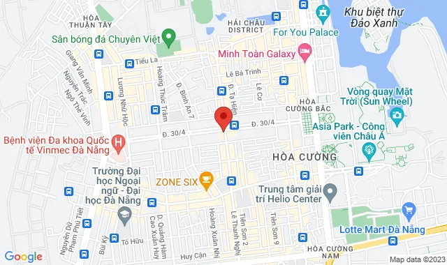 Lô 07 B2.4, Đường 30/4, P. Hoà Cường Bắc, Q. Hải Châu