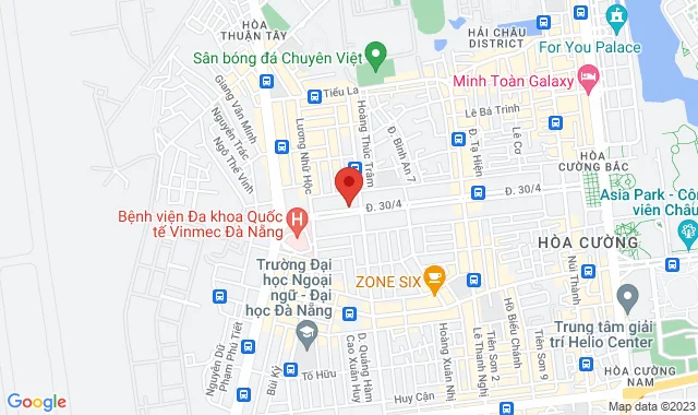 Lô A54-56 đường 30/4, P. Hoà Cường Bắc, Q. Hải Châu