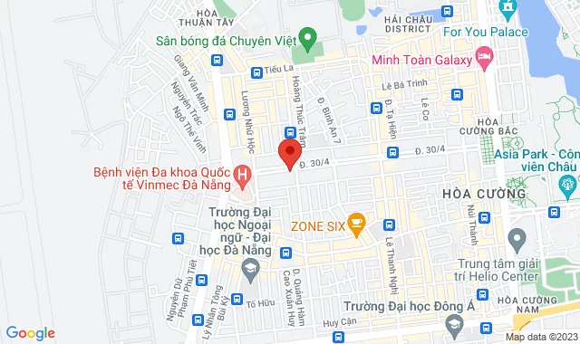 Lô A7 -12, đường 30/4, P. Hòa Cường Bắc, Q. Hải Châu