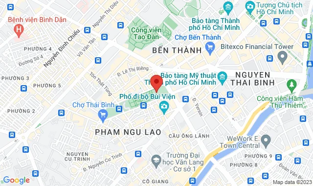 Lô H1-01 tầng 1, TTTM Sense Market, số 4 Phạm Ngũ Lão, P. Phạm Ngũ Lão, Q. 1