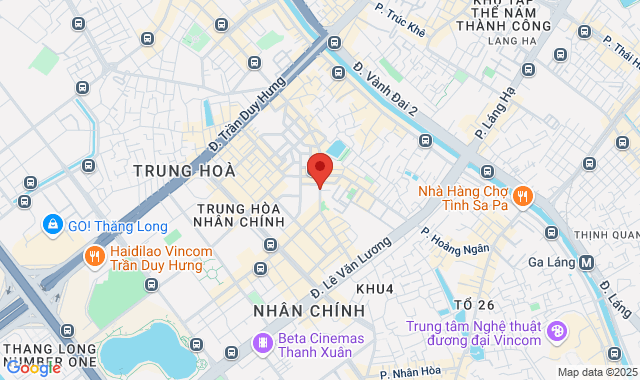 Lô NV-B27 P.Nguyễn Thị Định, KĐT Trung Hoà - Nhân Chính, P. Nhân Chính, Q. Cầu Giấy