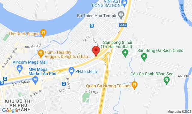 Lô P1.05, Tầng trệt, TTTM The Oxygen, The Vista, 628C Xa Lộ Hà Nội, P. Thảo Điền, Q. 2