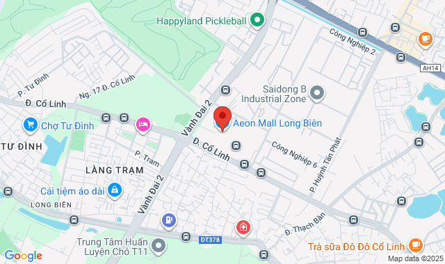 Lô số T317, Tầng 3 TTTM Aeon Mall Long Biên, Số 27 Cổ Linh, P. Long Biên