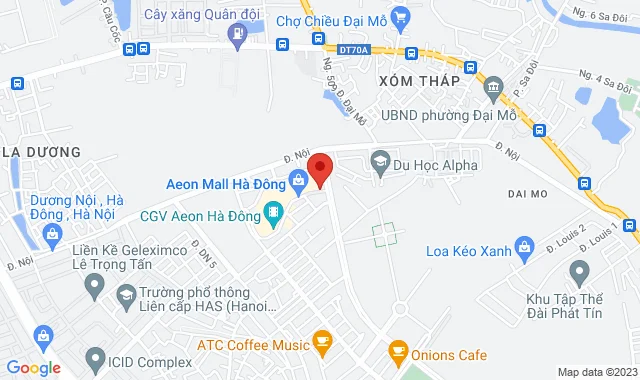 Lô T273, Tầng 2, TTTM Aeon Mall Hà Đông, P Dương Nội, Q. Hà Đông