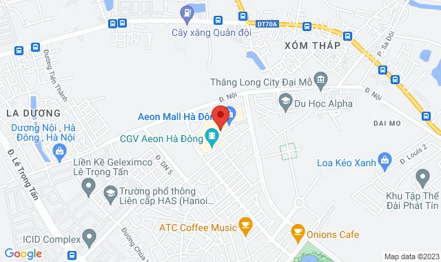 Lô T274, tầng 2 TTTM Aeon Mall Hà Đông, P. Dương Nội, Q. Hà Đông