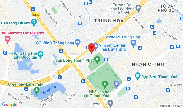 Lô T5- 09, tầng 5 TTTM Vincom Center Trần Duy Hưng, Trung Hòa, Q. Cầu Giấy