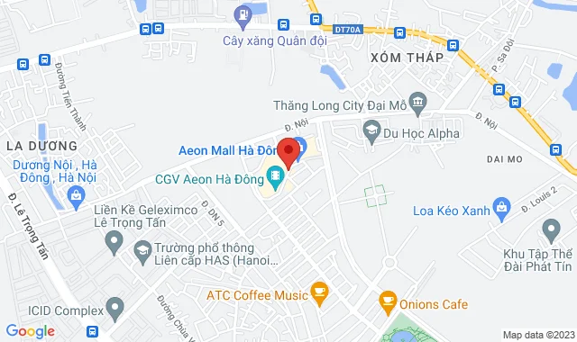 Lot T256 Tầng 2 TTTM Aeon Mall, P. Dương Nội, Q. Hà Đông