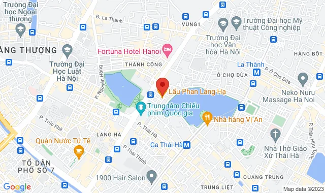 Ngõ 59, Số 16 Láng Hạ, Tầng 1, Q. Ba Đình