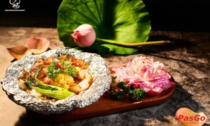 Nhà hàng Ẩm Thực Chay Tuệ Trần Hưng Đạo không gian Phật Giáo và món chay 7