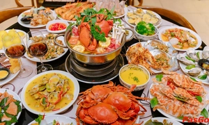Nhà hàng Bay Seafood Buffet Cát Linh Chuyên Buffet Hải Sản tự chọn 1