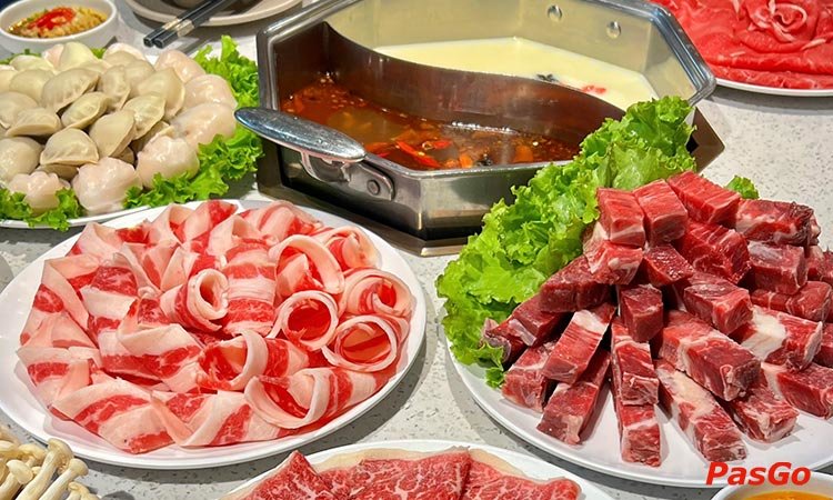 Nhà hàng Dao Hua Taiwanese Hotpot ParadiseTrung Kính Buffet Lẩu Băng Chuyền Đài Loan 2