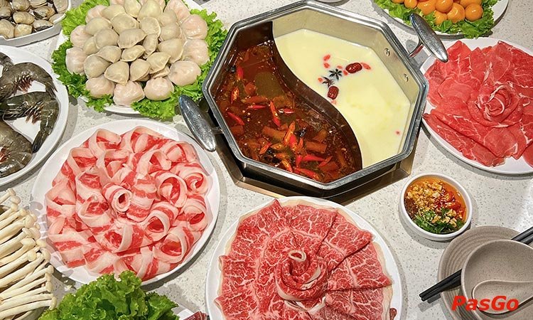 Nhà hàng Dao Hua Taiwanese Hotpot ParadiseTrung Kính Buffet Lẩu Băng Chuyền Đài Loan 3