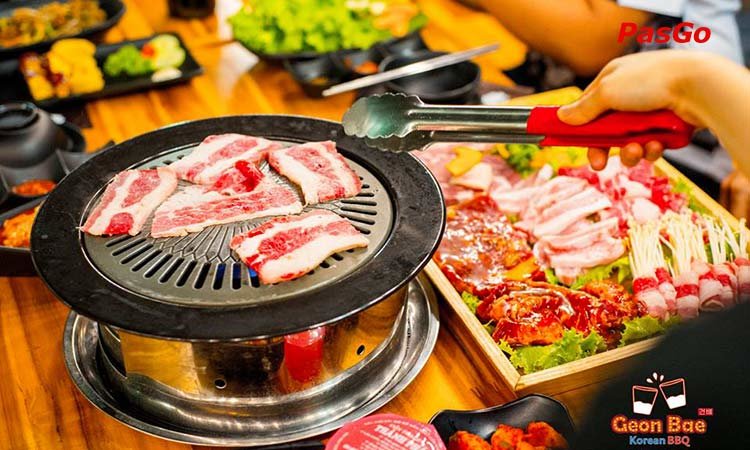 Geonbae Korean BBQ Thái Hà – Buffet nướng lẩu