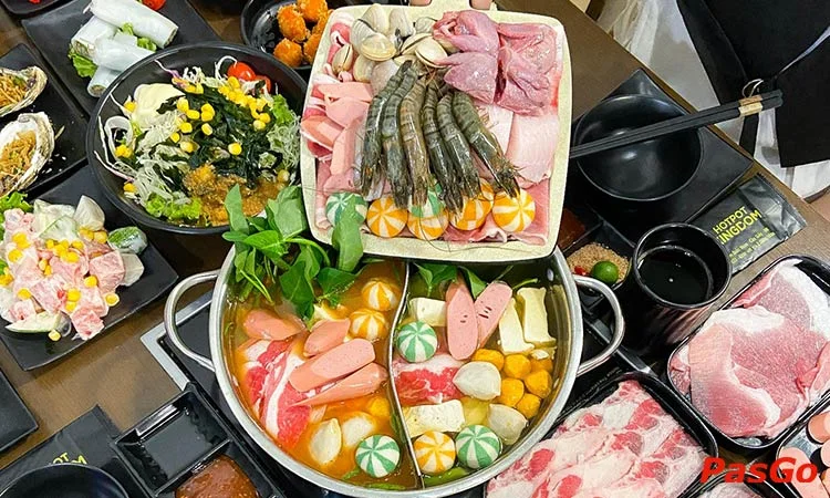 Nhà hàng Hotpot Kingdom Premium Minh Khai Buffet Lẩu đa dạng 2