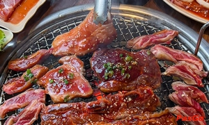 Nhà hàng Hugo BBQ Đê La Thành tiệc nướng không khói kiểu Hàn 4