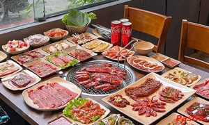 Nhà hàng Hugo BBQ Lạc Long Quân địa chỉ thưởng thức buffet nướng lẩu Hàn Quốc 1 