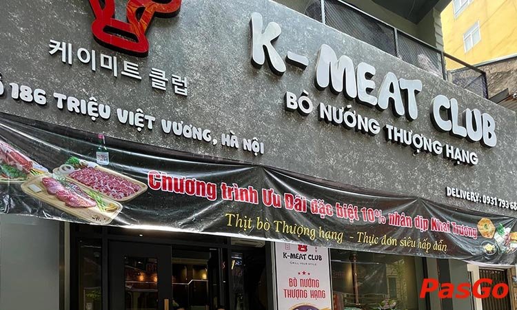 Nhà hàng K-Meat Club Triệu Việt Vương Buffet Lẩu Nướng Hàn Quốc 4